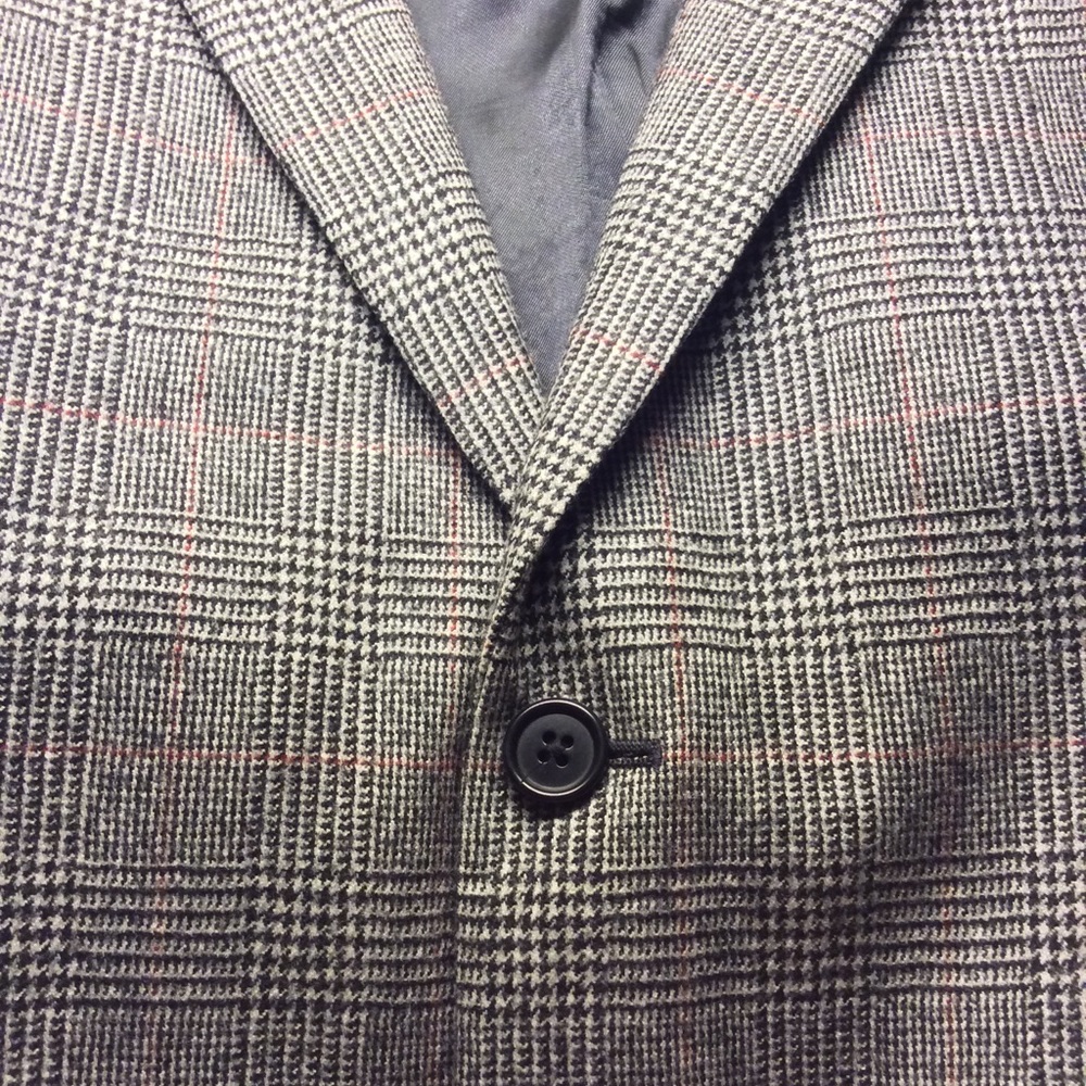 Brooks Brothers & Loro Piana & C Wool Plaid Blazer